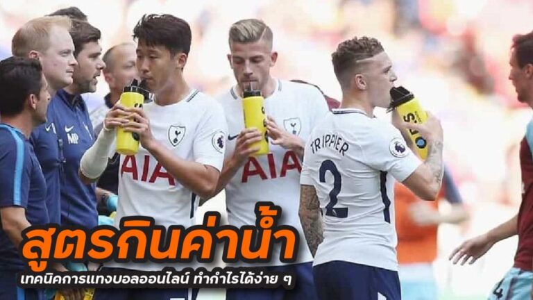 วิธีใช้สูตรกินค่าน้ำ นำไปแทงบอลออนไลน์ให้ได้กำไรง่าย ๆ ได้เงินดี